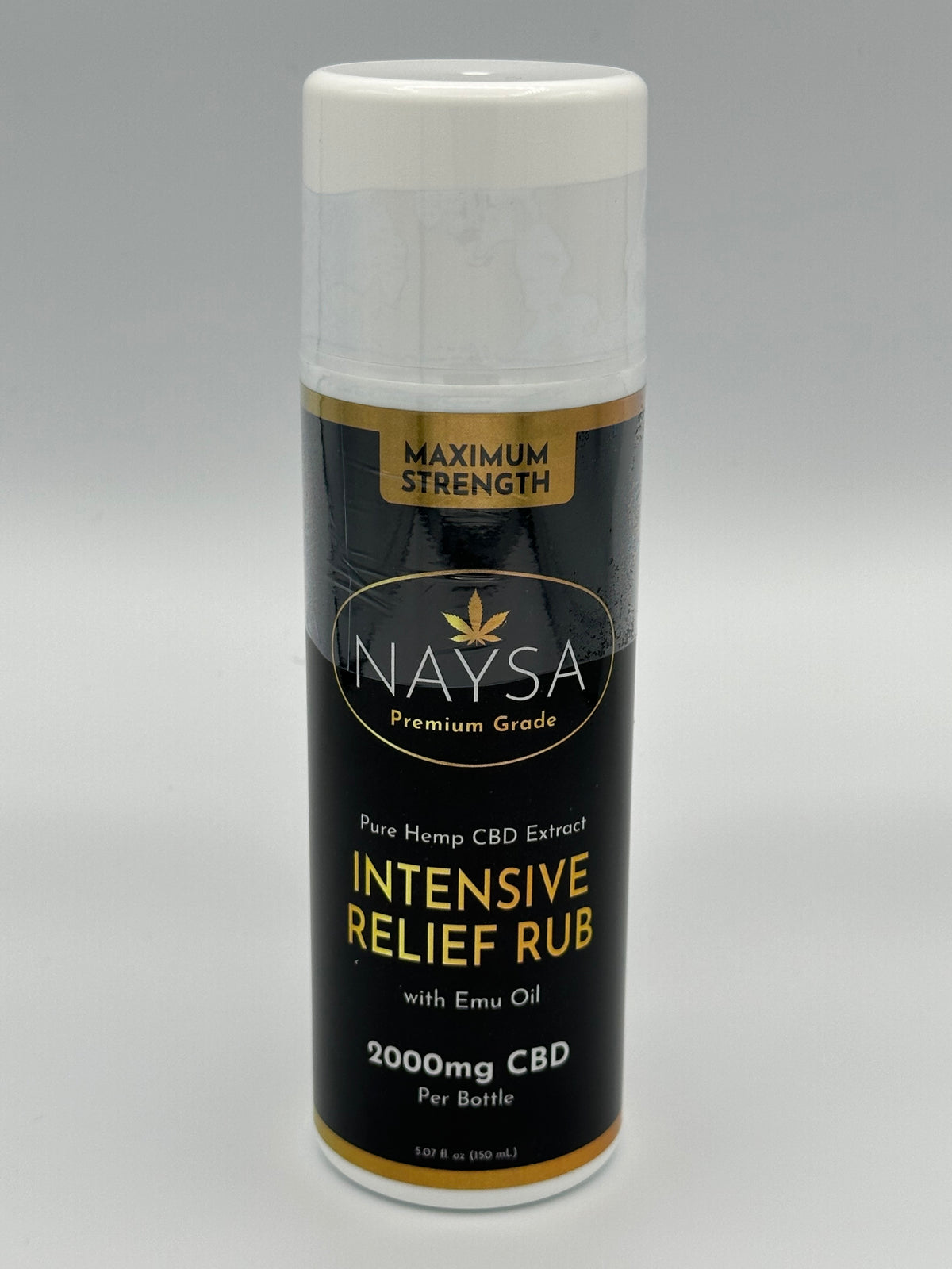 Intensive Relief Rub with Emu Oil and 2,000mg CBD – NAYSA