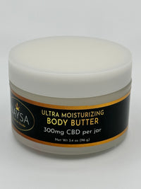 Ultra Moisturizing Body Butter with 300mg CBD – NAYSA